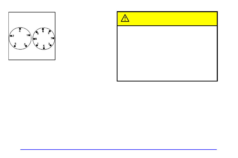 Caution | GMC 2000 Savana User Manual | Page 248 / 398