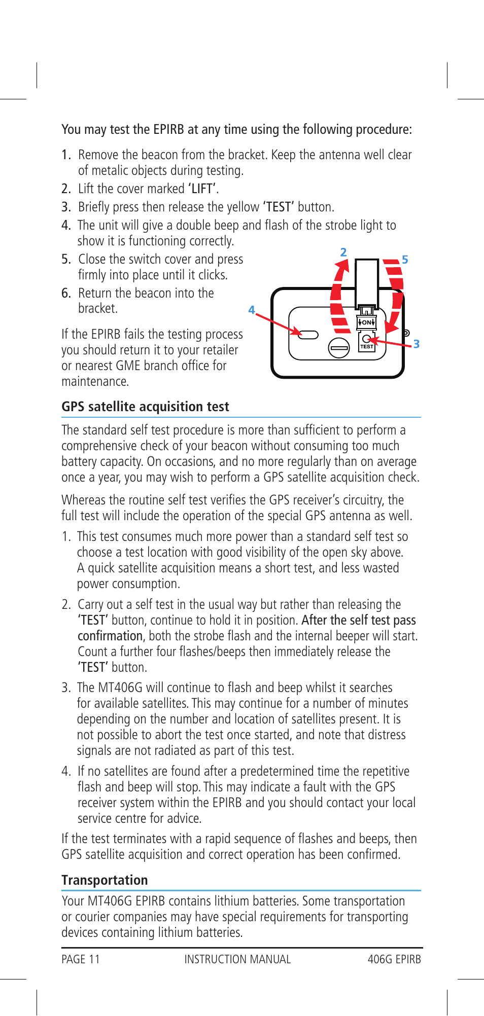 GME MT406GAUS User Manual | Page 11 / 16