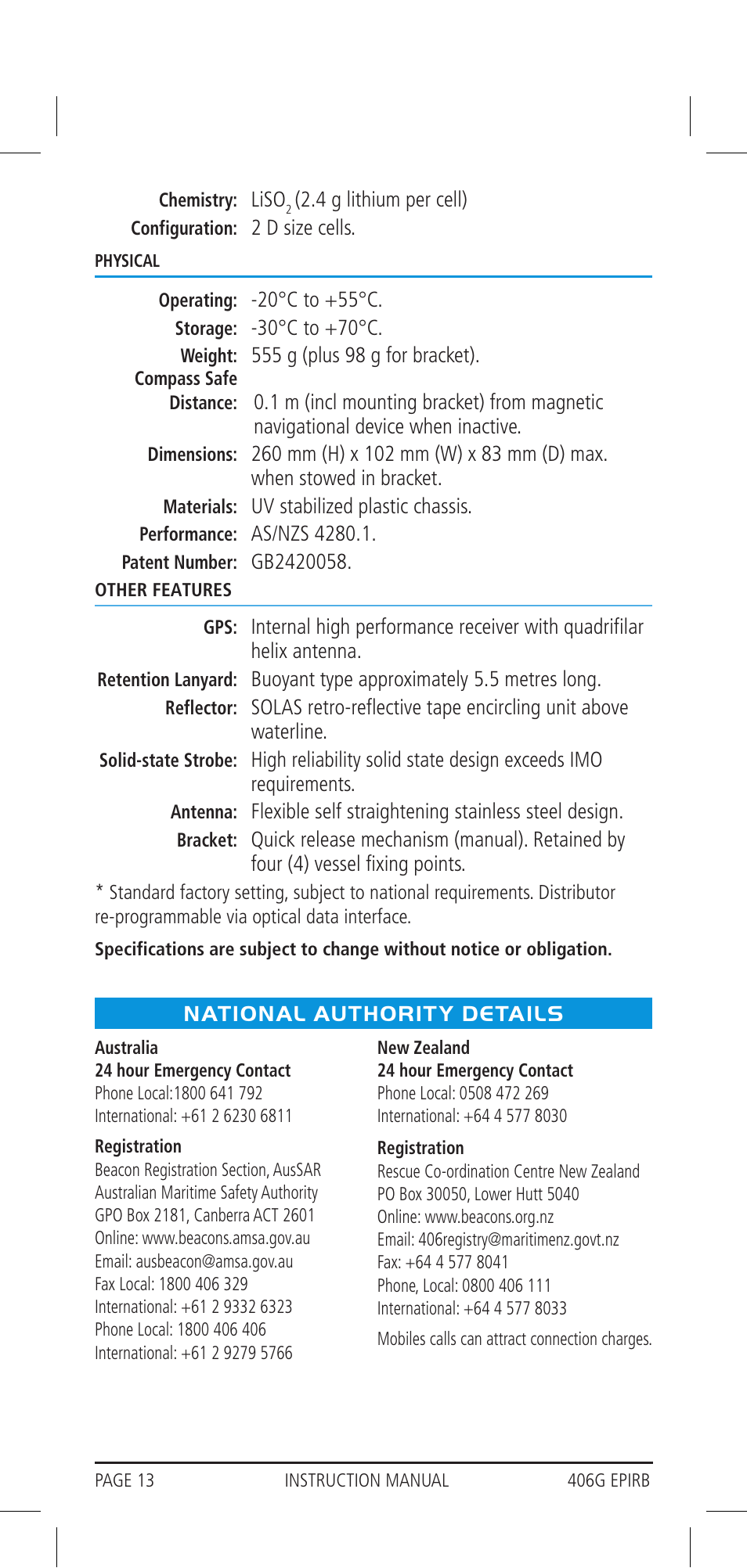 GME MT406GAUS User Manual | Page 13 / 16