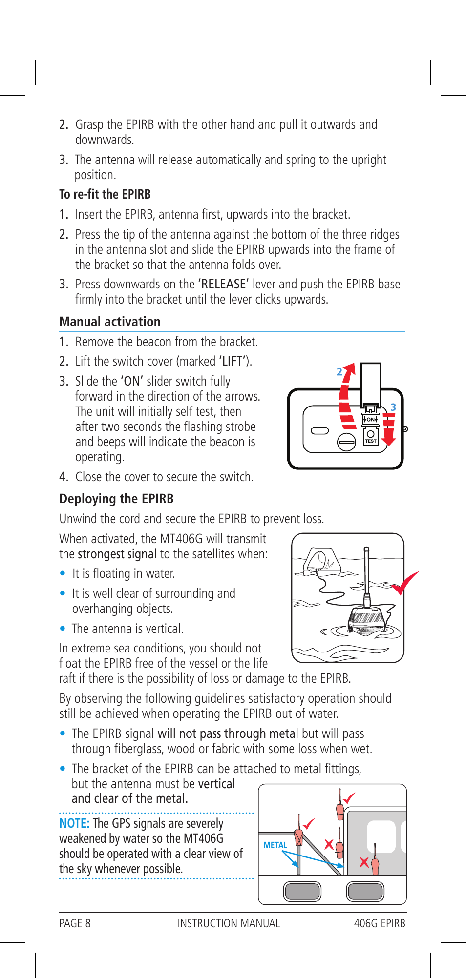 GME MT406GAUS User Manual | Page 8 / 16