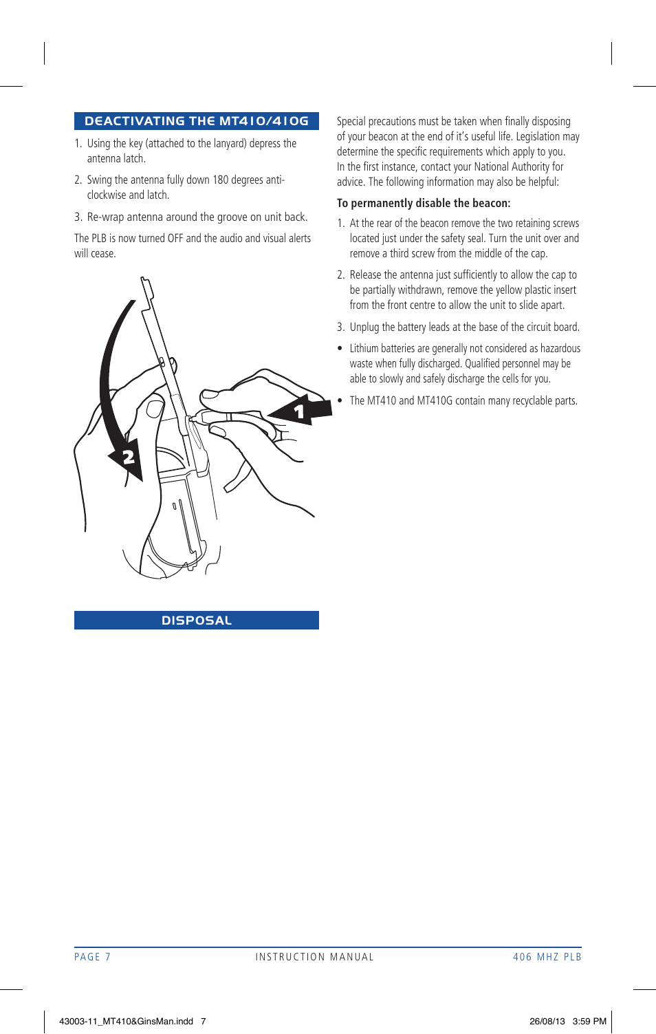 GME MT410AUS User Manual | Page 7 / 12