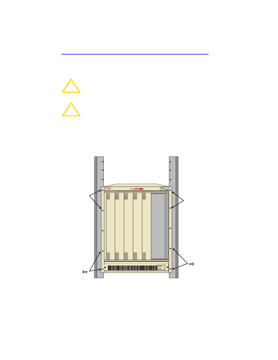 3 rack mounting the 6c105, Rack mounting the 6c105 -4 | Cabletron Systems 6C105 User Manual | Page 24 / 38