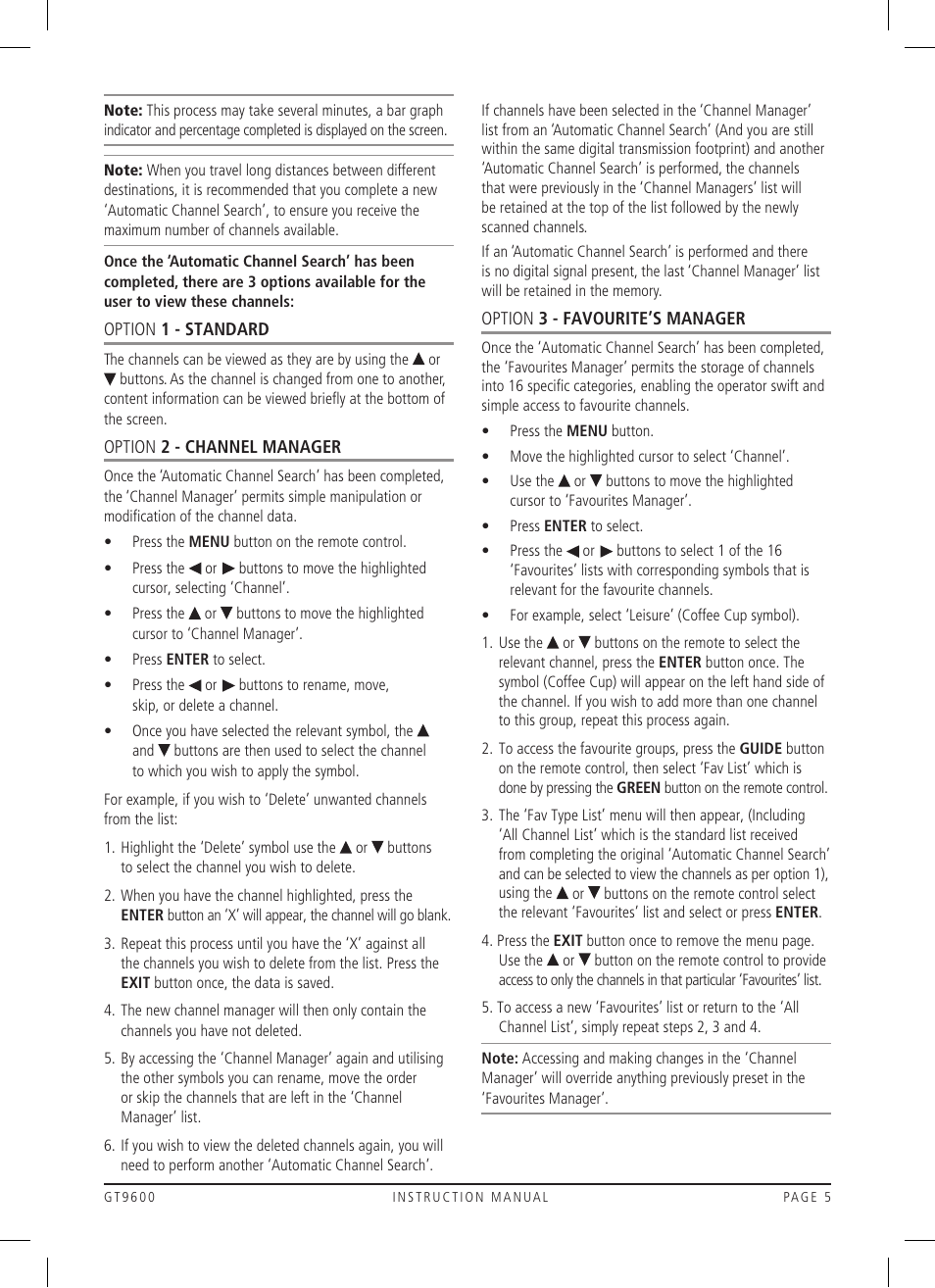 GME GT9600 User Manual | Page 5 / 8