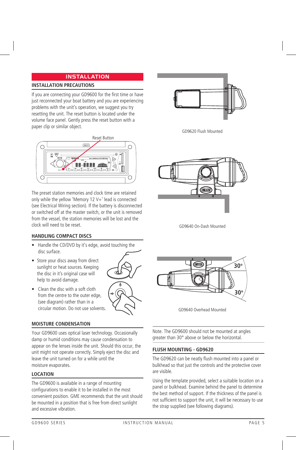 GME GD9640B User Manual | Page 5 / 17