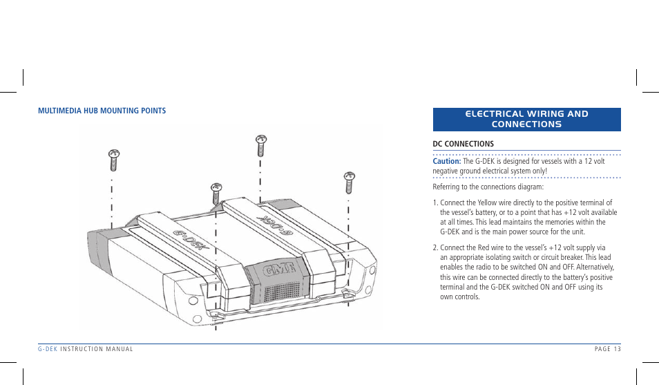 GME R1W User Manual | Page 13 / 33