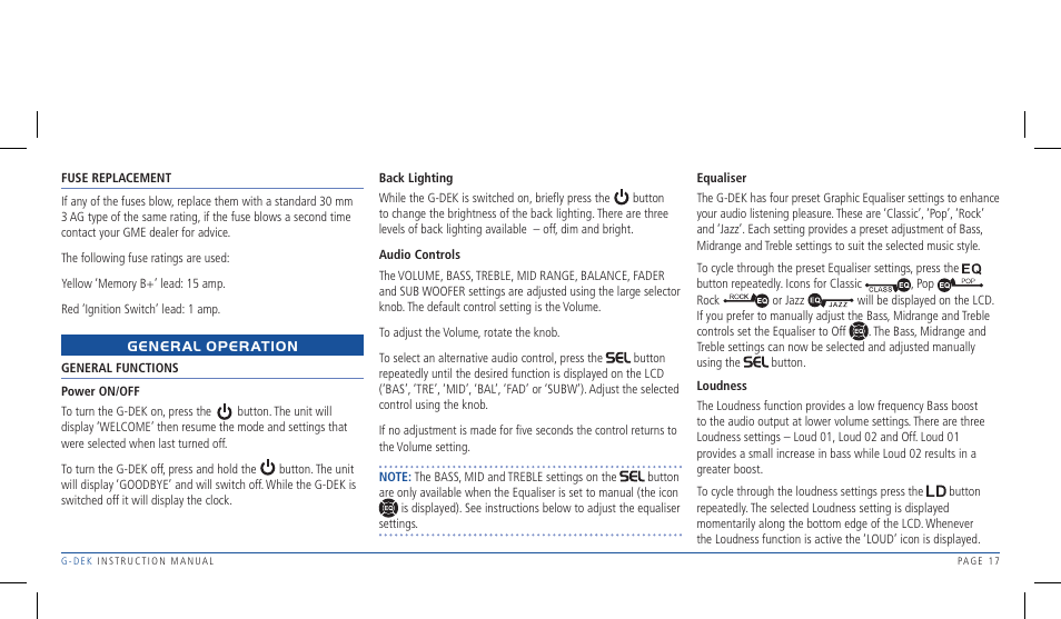 GME R1W User Manual | Page 17 / 33