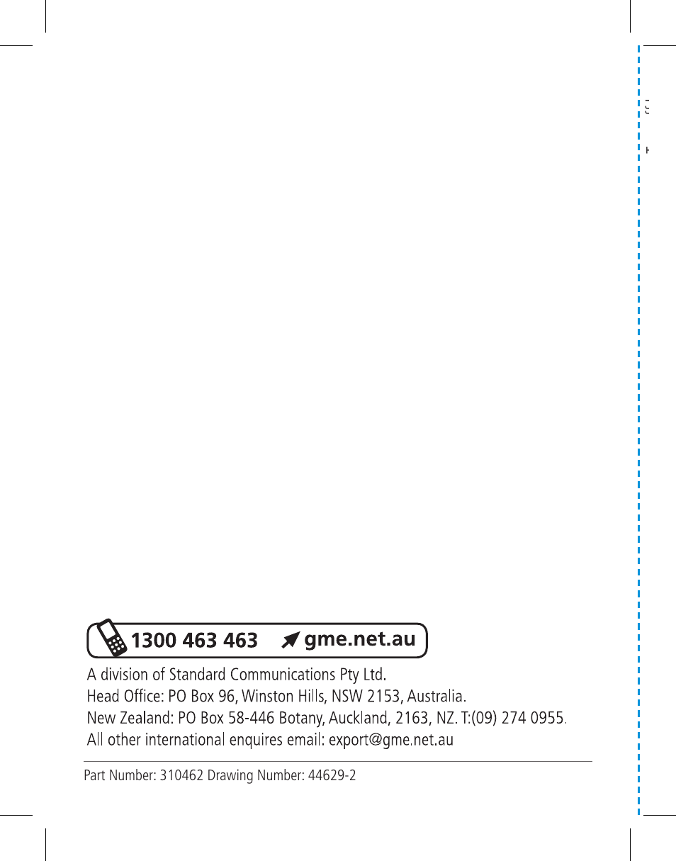 GME RCU9200 User Manual | Page 10 / 12
