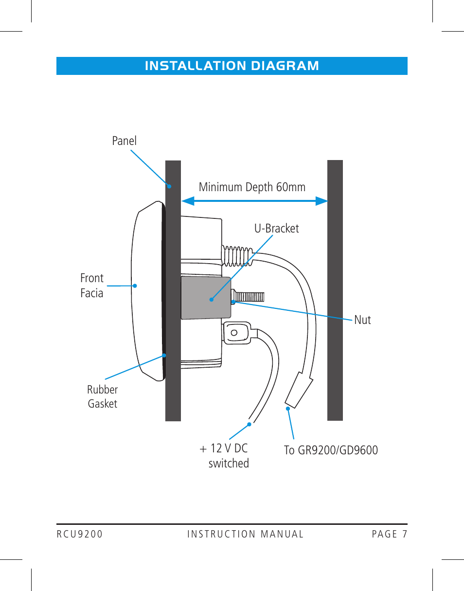 GME RCU9200 User Manual | Page 7 / 12