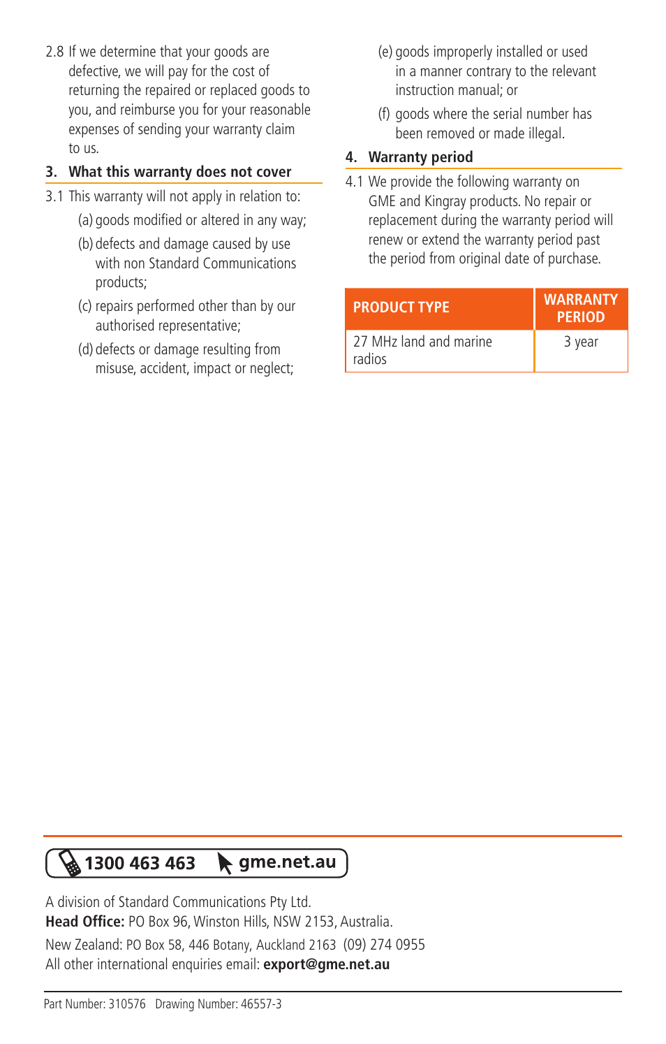 GME TX2720 User Manual | Page 12 / 12