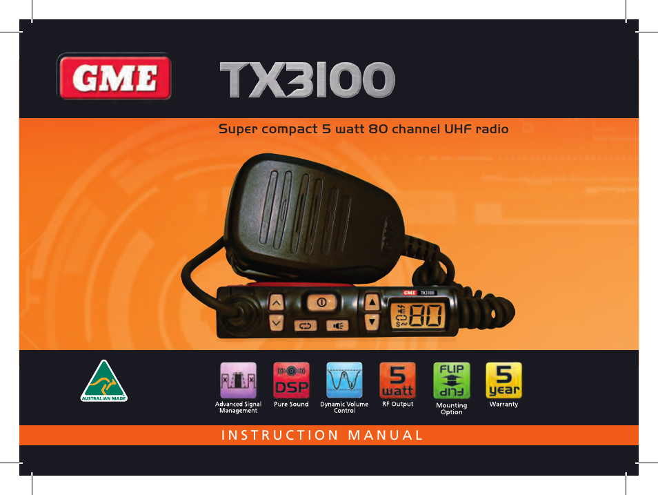 GME TX3100DP User Manual | 28 pages