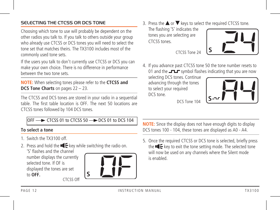 GME TX3100DP User Manual | Page 12 / 28