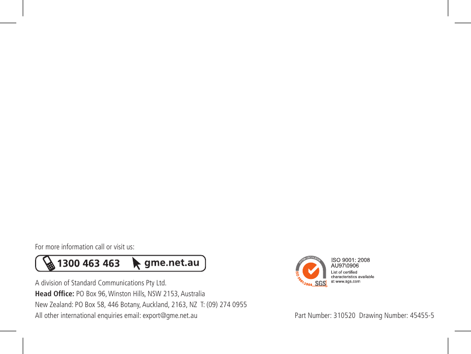 GME TX3100DP User Manual | Page 28 / 28