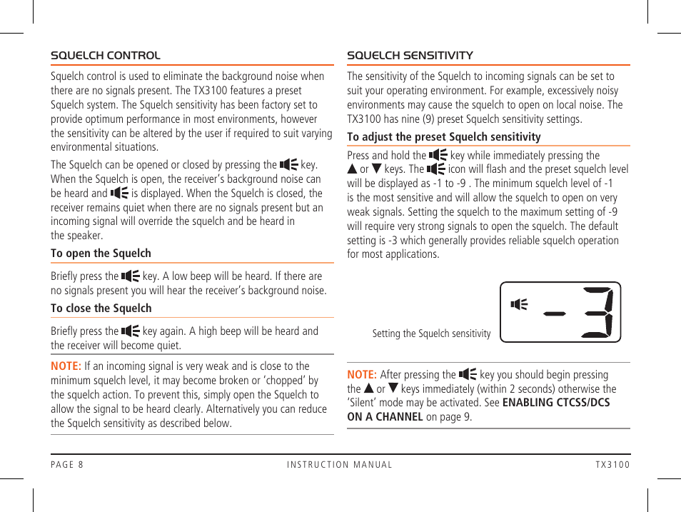 GME TX3100DP User Manual | Page 8 / 28