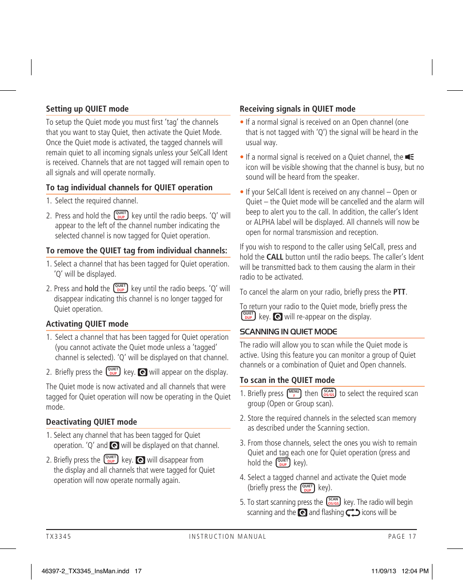 GME TX3345 User Manual | Page 17 / 28