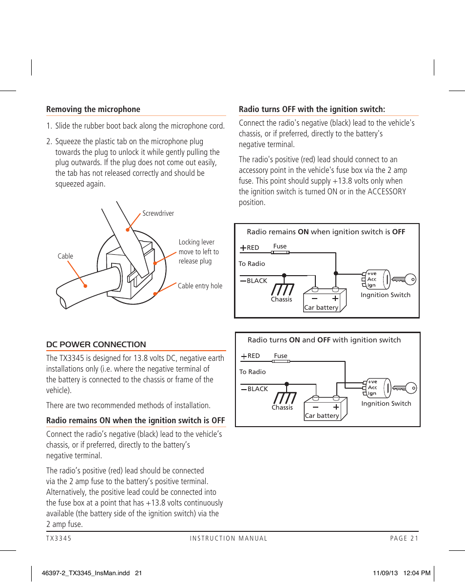 GME TX3345 User Manual | Page 21 / 28