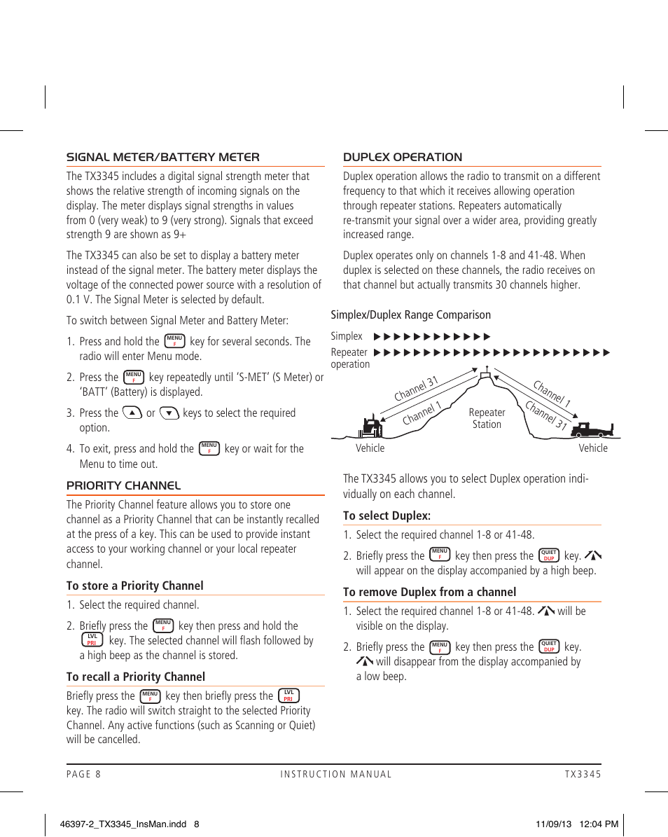 GME TX3345 User Manual | Page 8 / 28