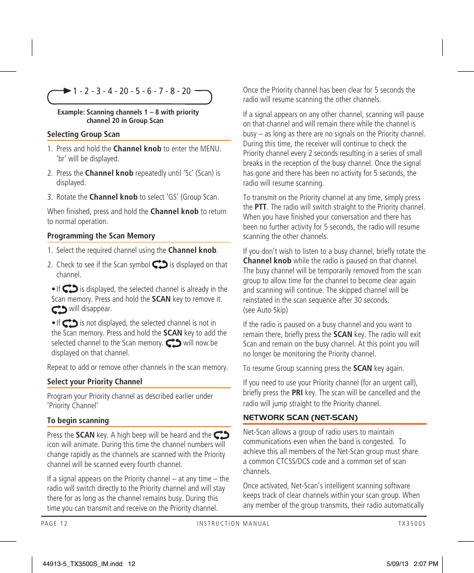 GME TX3500S User Manual | Page 12 / 28