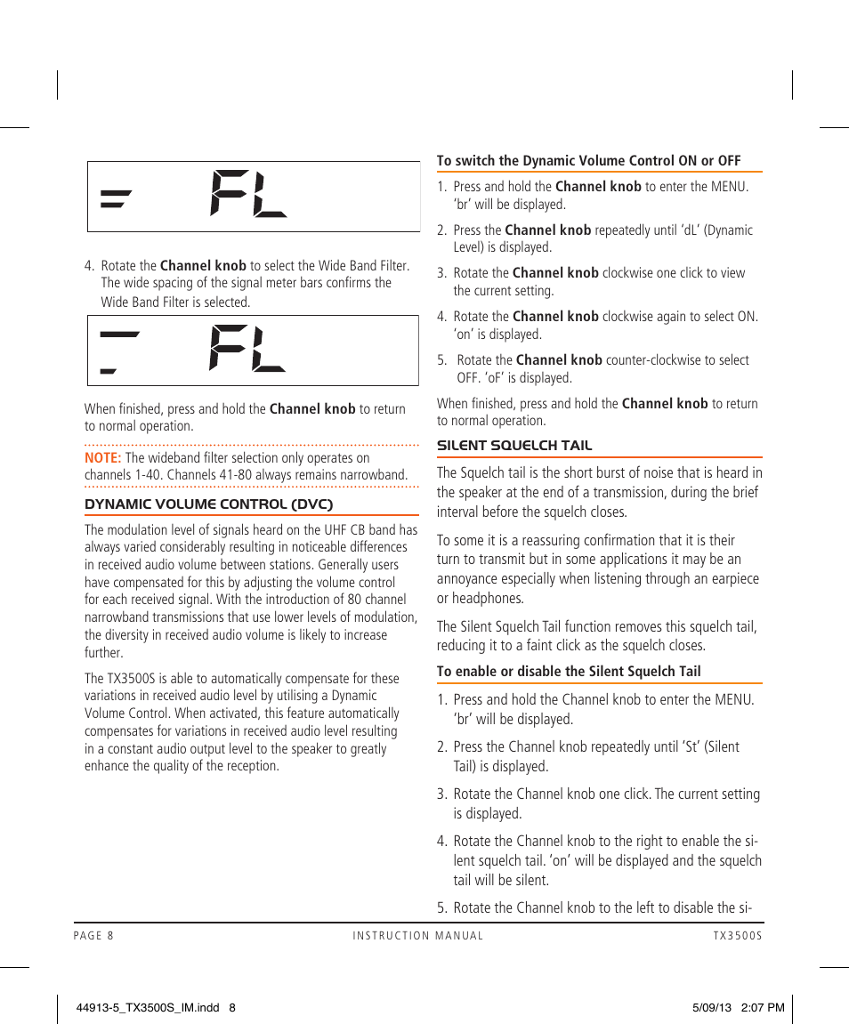 GME TX3500S User Manual | Page 8 / 28