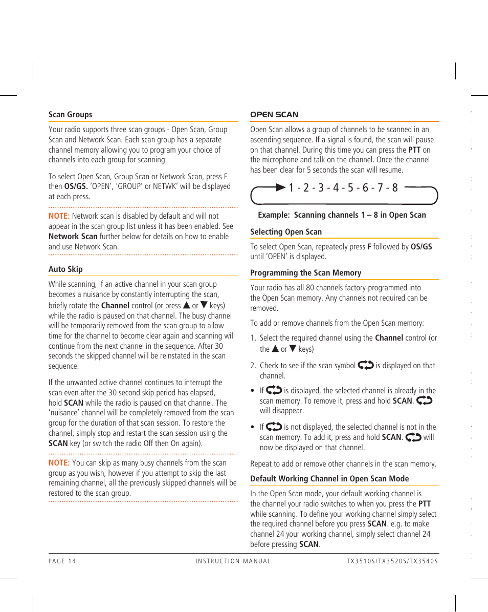 GME TX3540S User Manual | Page 14 / 40