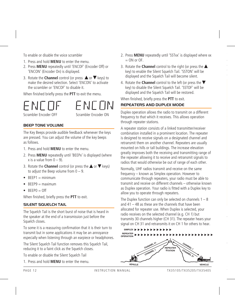 GME TX3520W User Manual | Page 12 / 52