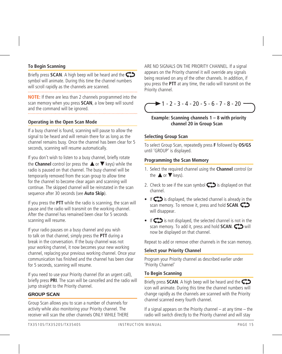 GME TX3520W User Manual | Page 15 / 52