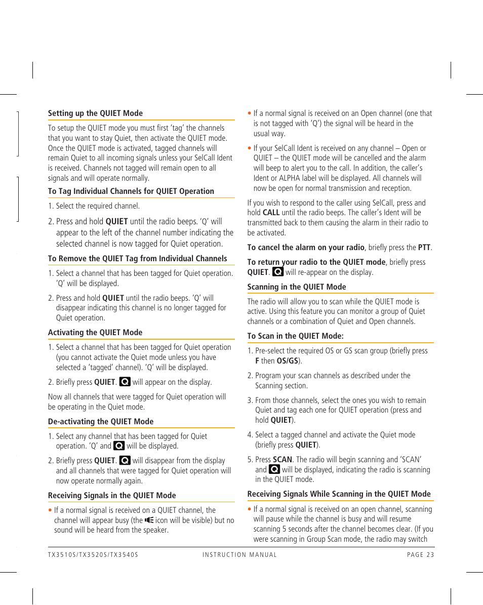 GME TX3520W User Manual | Page 23 / 52