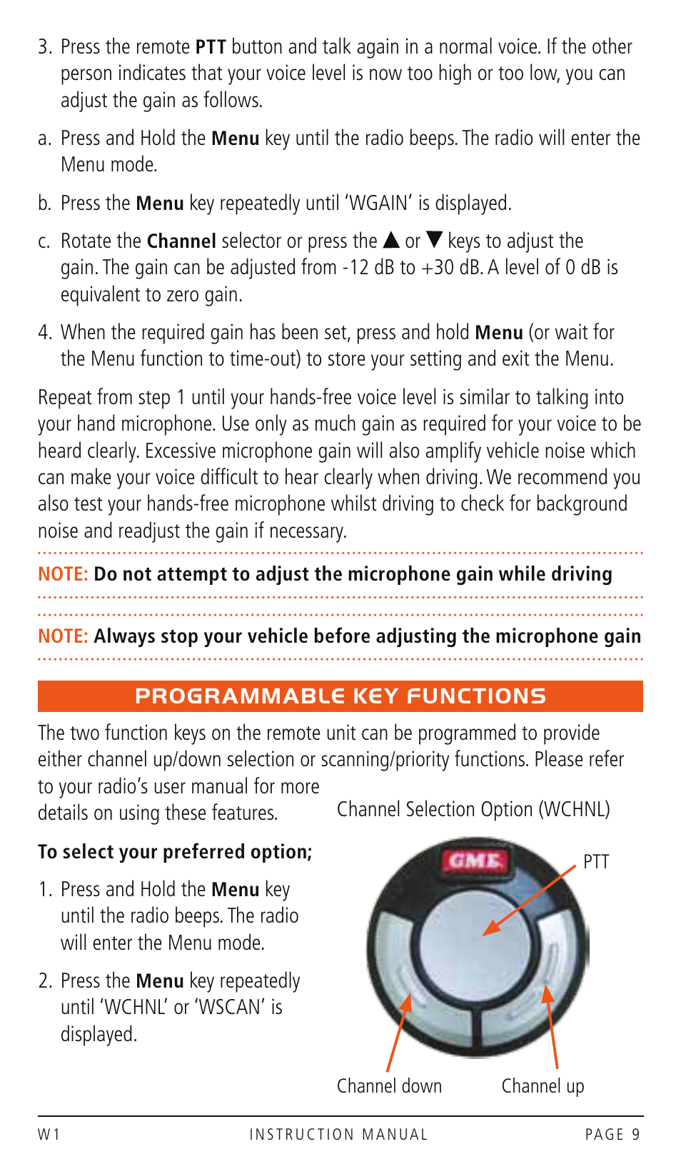 GME TX3520W User Manual | Page 49 / 52