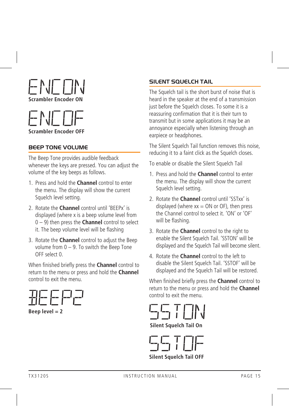 GME TX3120S User Manual | Page 15 / 40