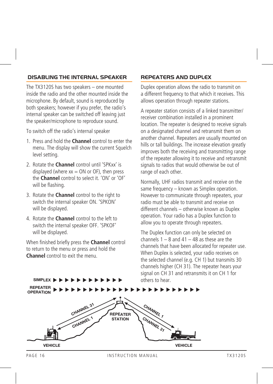 GME TX3120S User Manual | Page 16 / 40