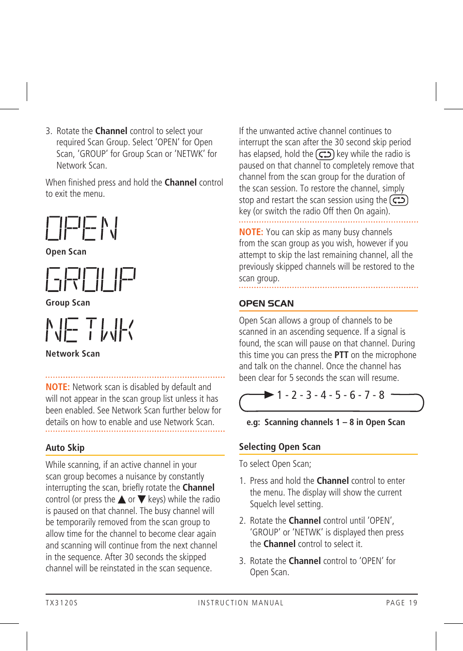 GME TX3120S User Manual | Page 19 / 40