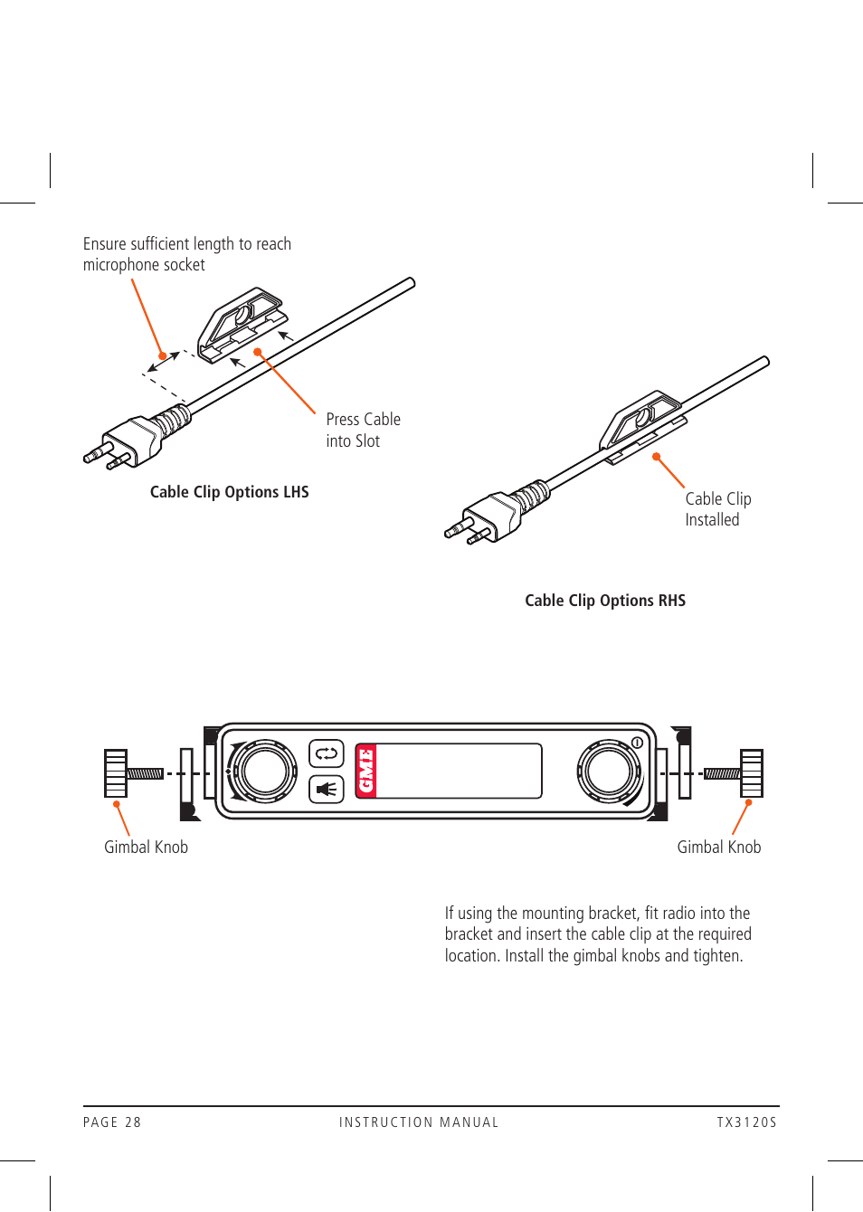 GME TX3120S User Manual | Page 28 / 40