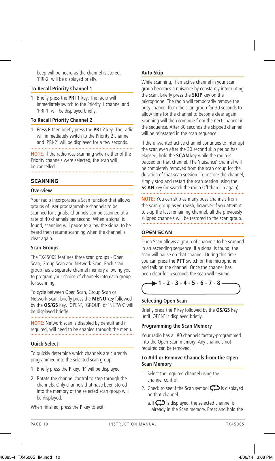 GME TX4500WS User Manual | Page 10 / 44