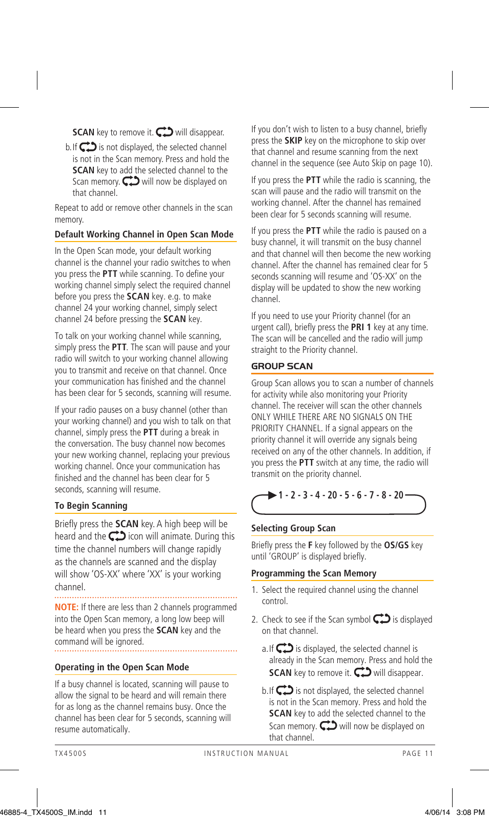GME TX4500WS User Manual | Page 11 / 44