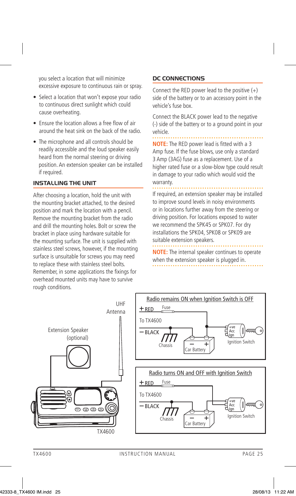 GME TX4600 User Manual | Page 25 / 32