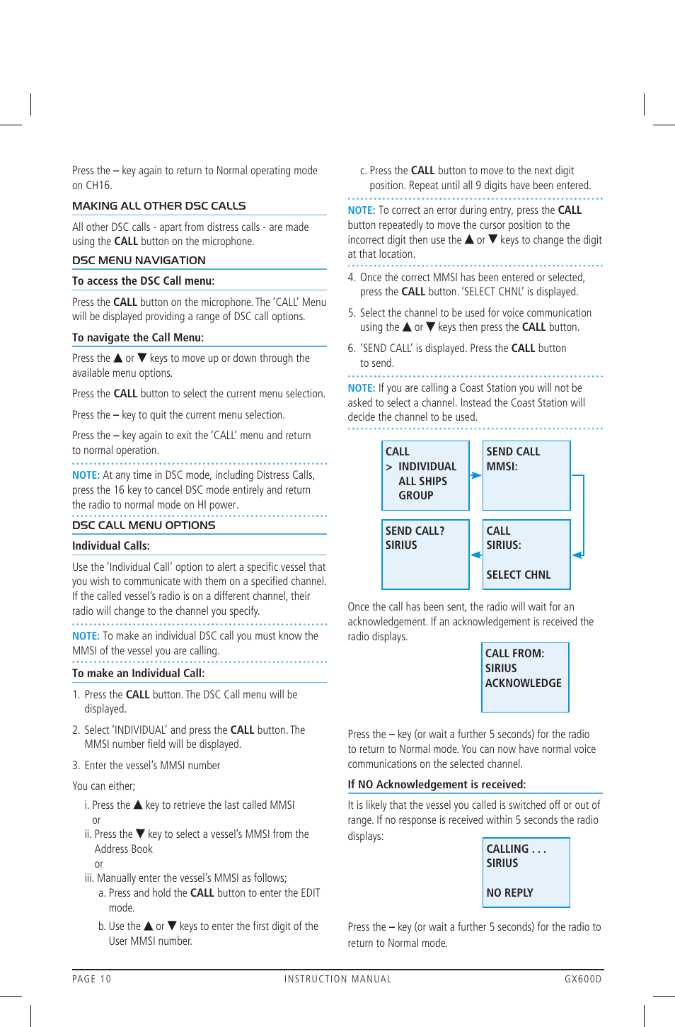 GME GX600DB User Manual | Page 10 / 27
