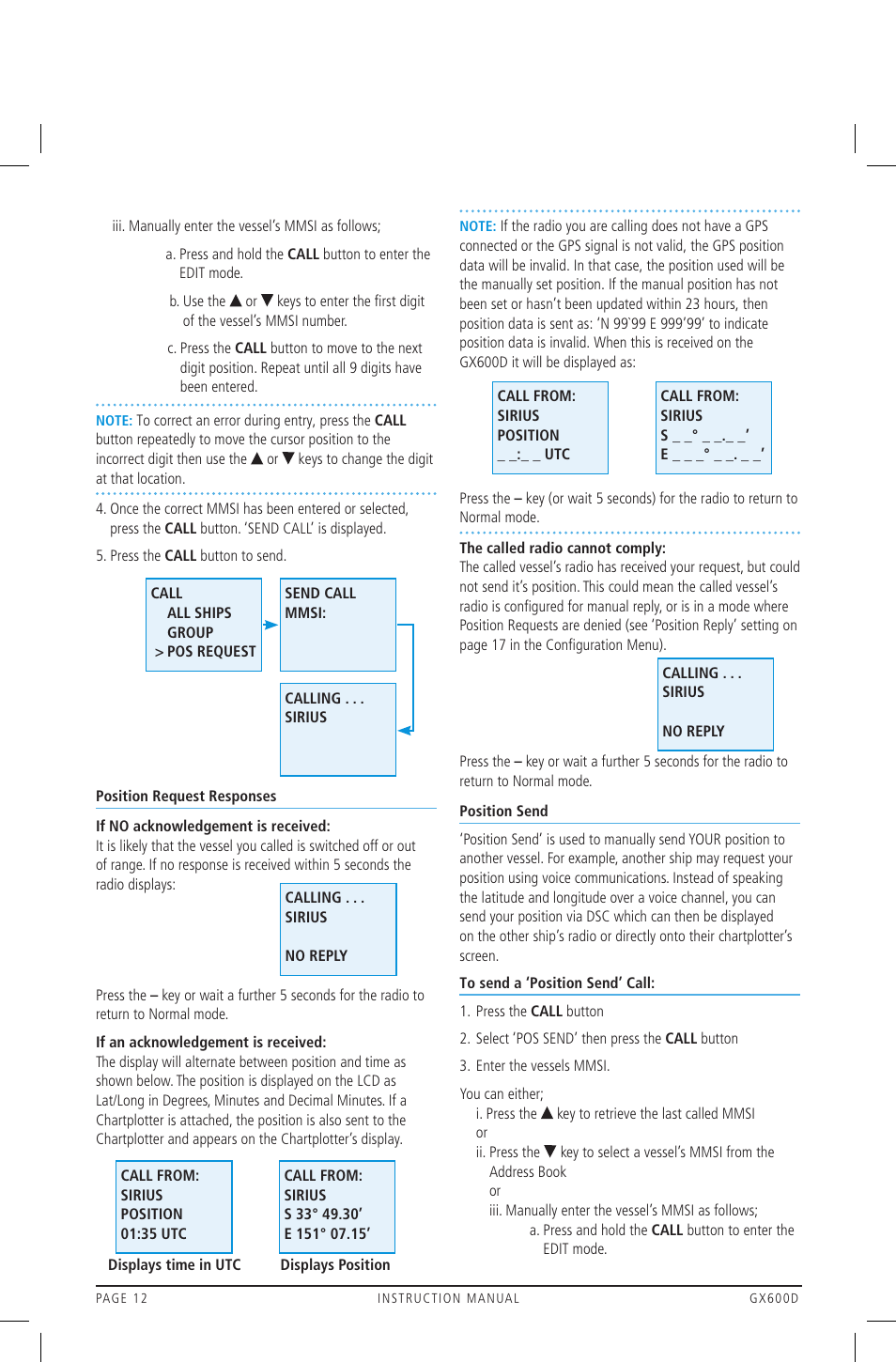 GME GX600DB User Manual | Page 12 / 27