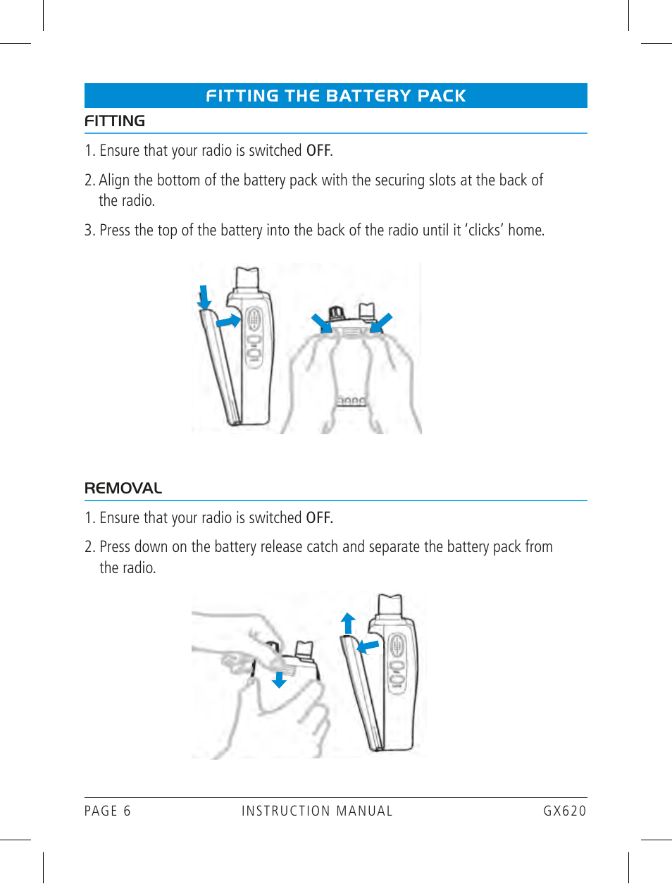 GME GX620 User Manual | Page 6 / 24