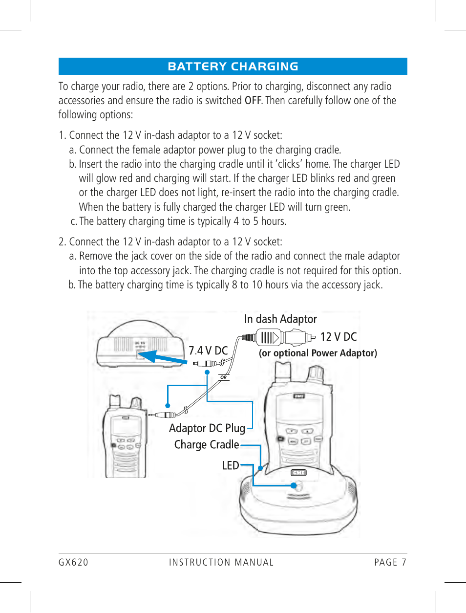 GME GX620 User Manual | Page 7 / 24