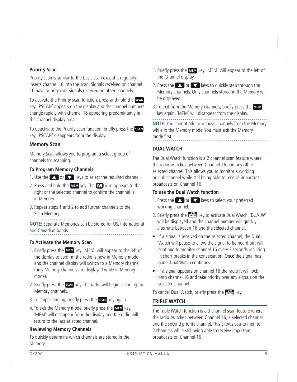 GME GX800W User Manual | Page 9 / 24