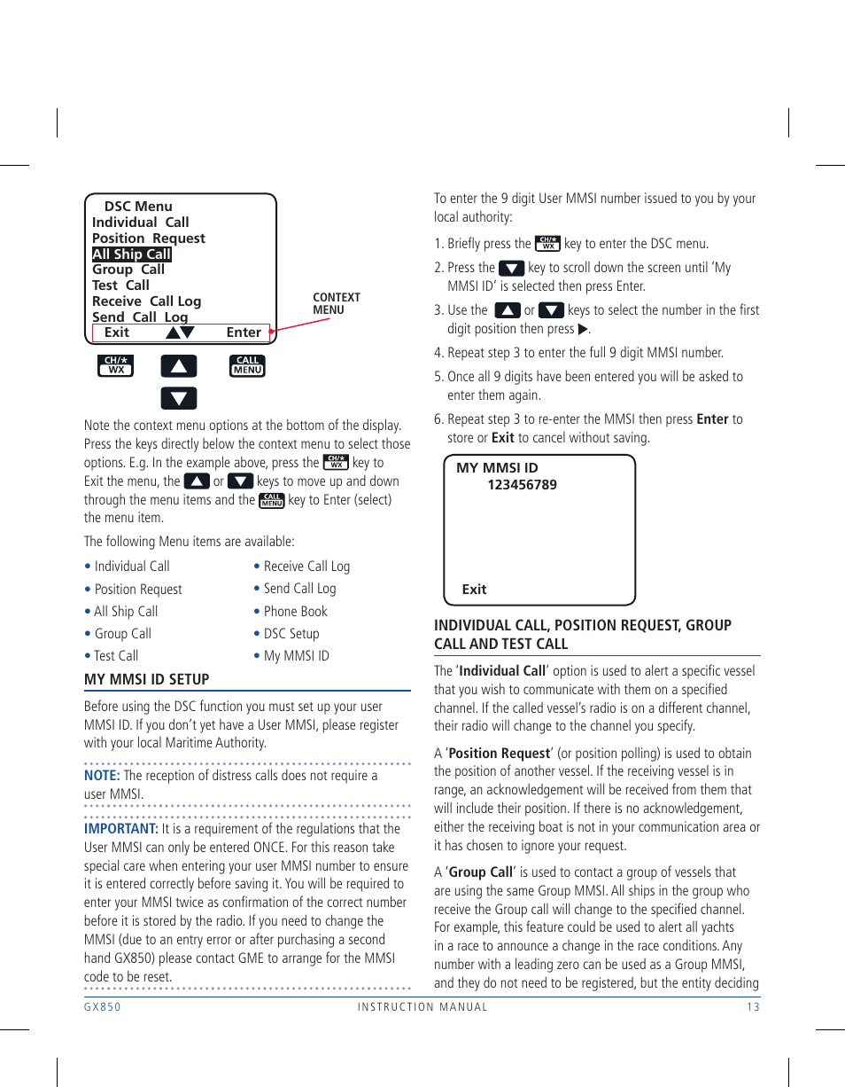 GME GX850W User Manual | Page 13 / 36
