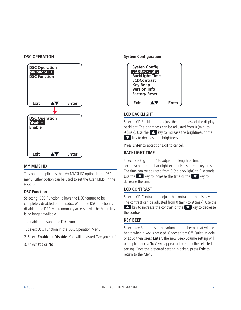 GME GX850W User Manual | Page 21 / 36