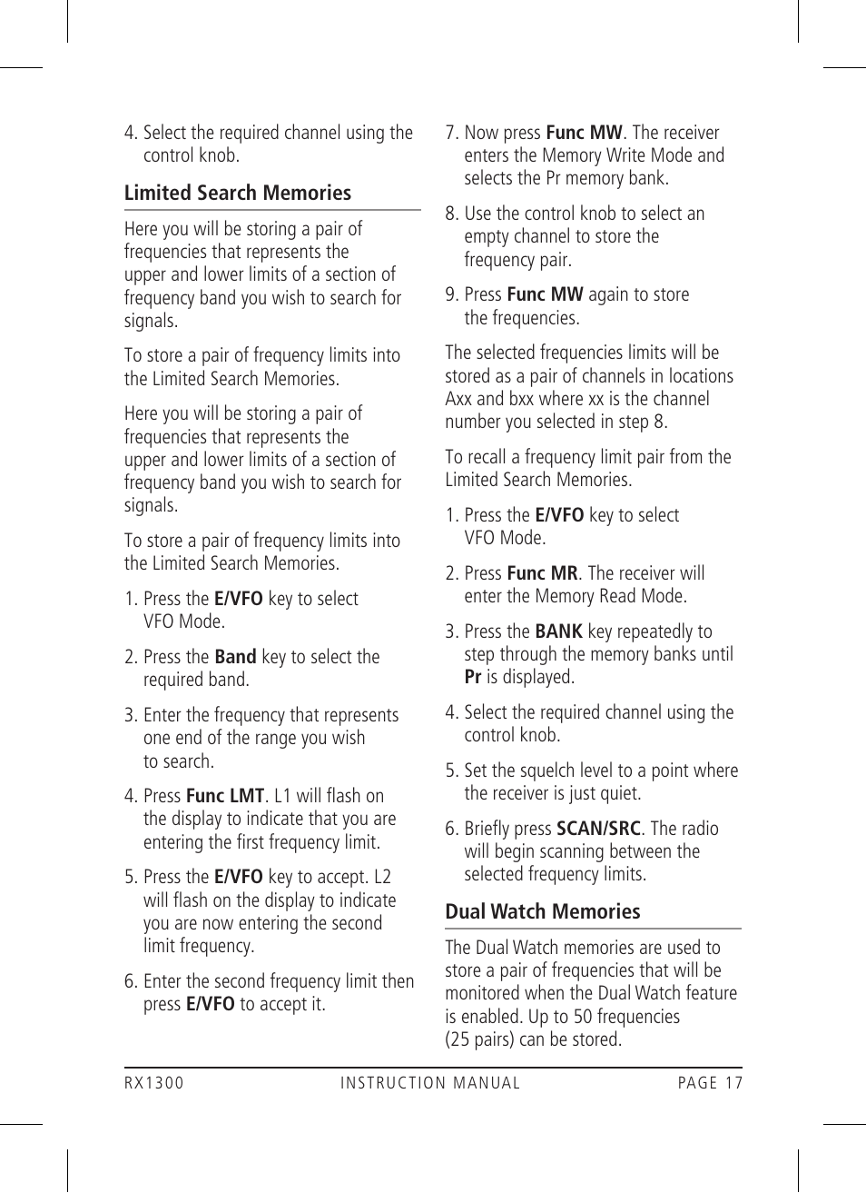 GME RX1300 User Manual | Page 17 / 28
