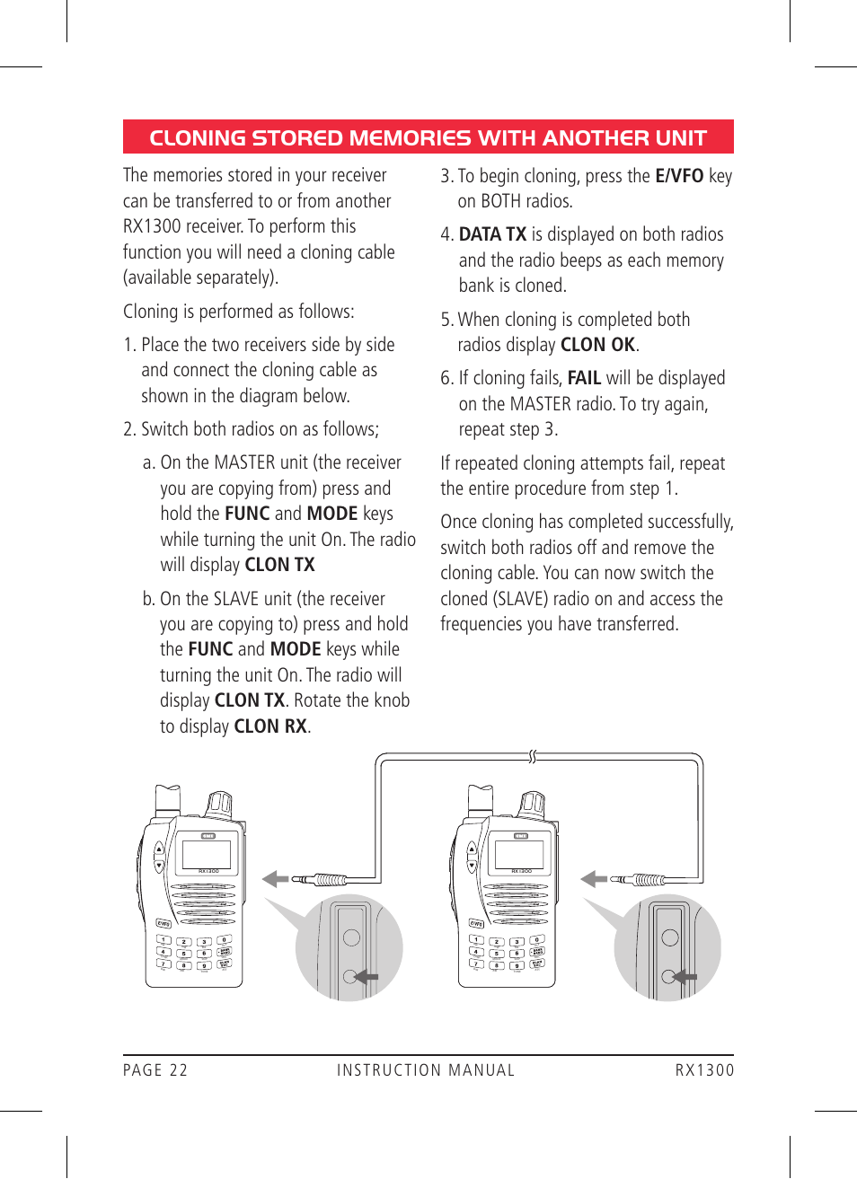 GME RX1300 User Manual | Page 22 / 28