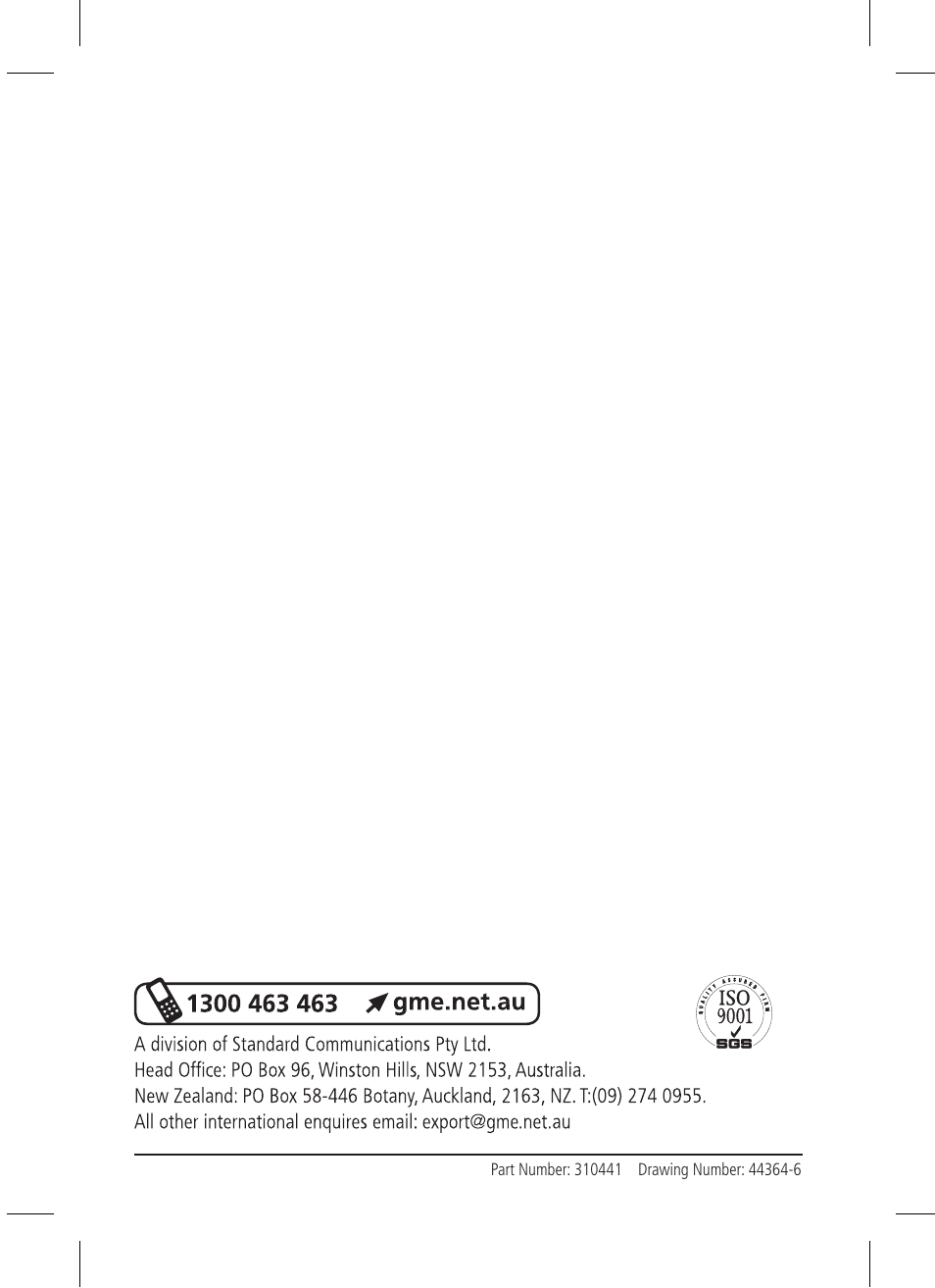 GME RX1300 User Manual | Page 28 / 28