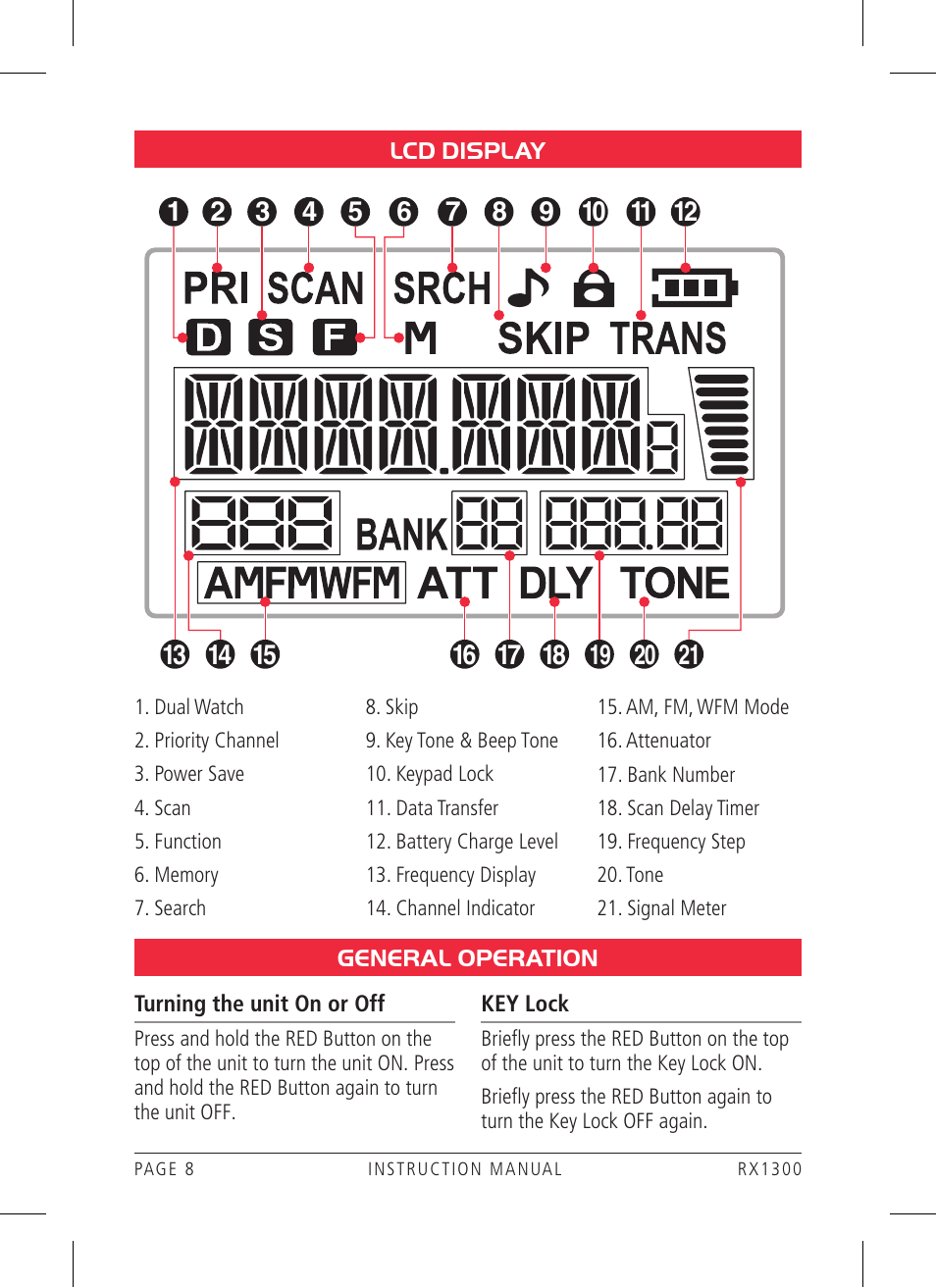 GME RX1300 User Manual | Page 8 / 28