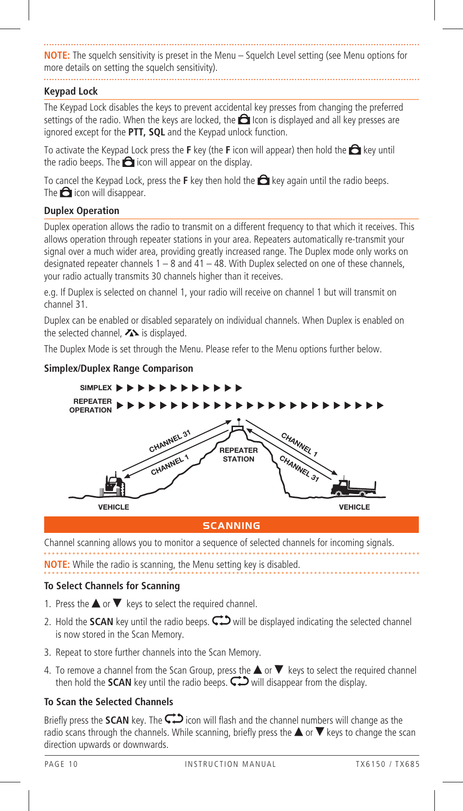 GME TX685 User Manual | Page 10 / 20