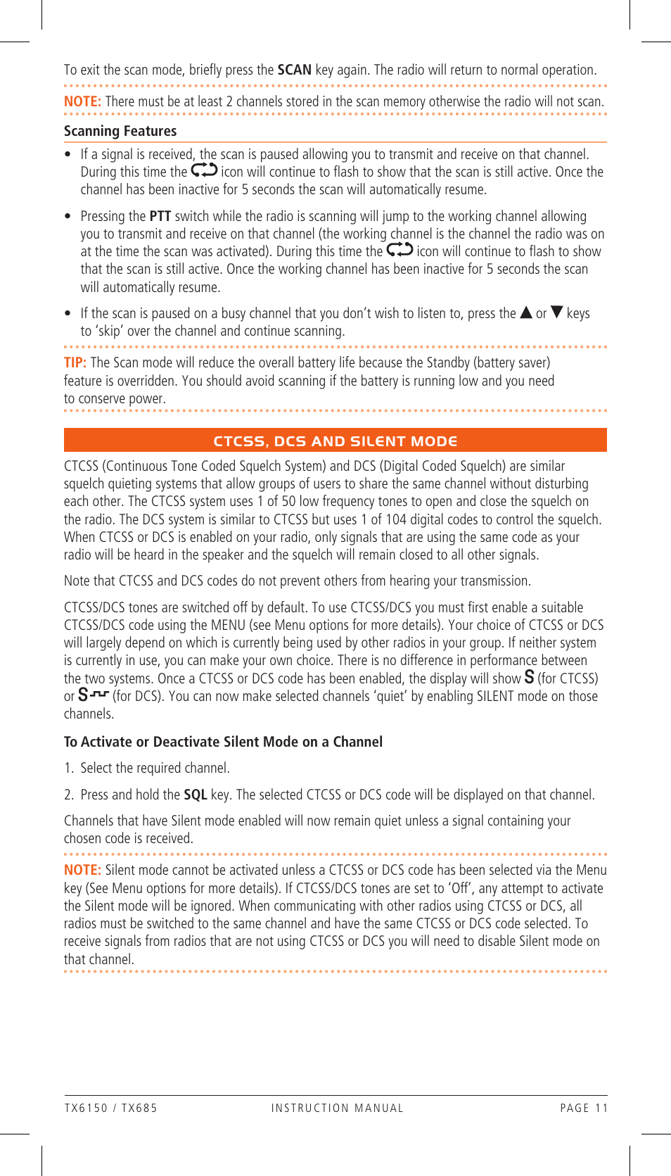 GME TX685 User Manual | Page 11 / 20