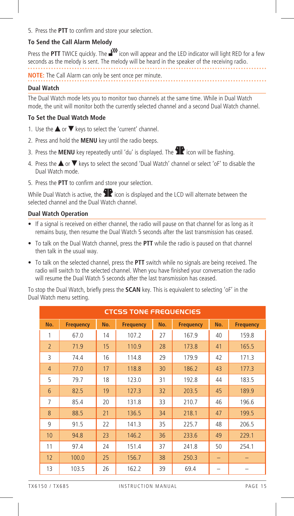 GME TX685 User Manual | Page 15 / 20