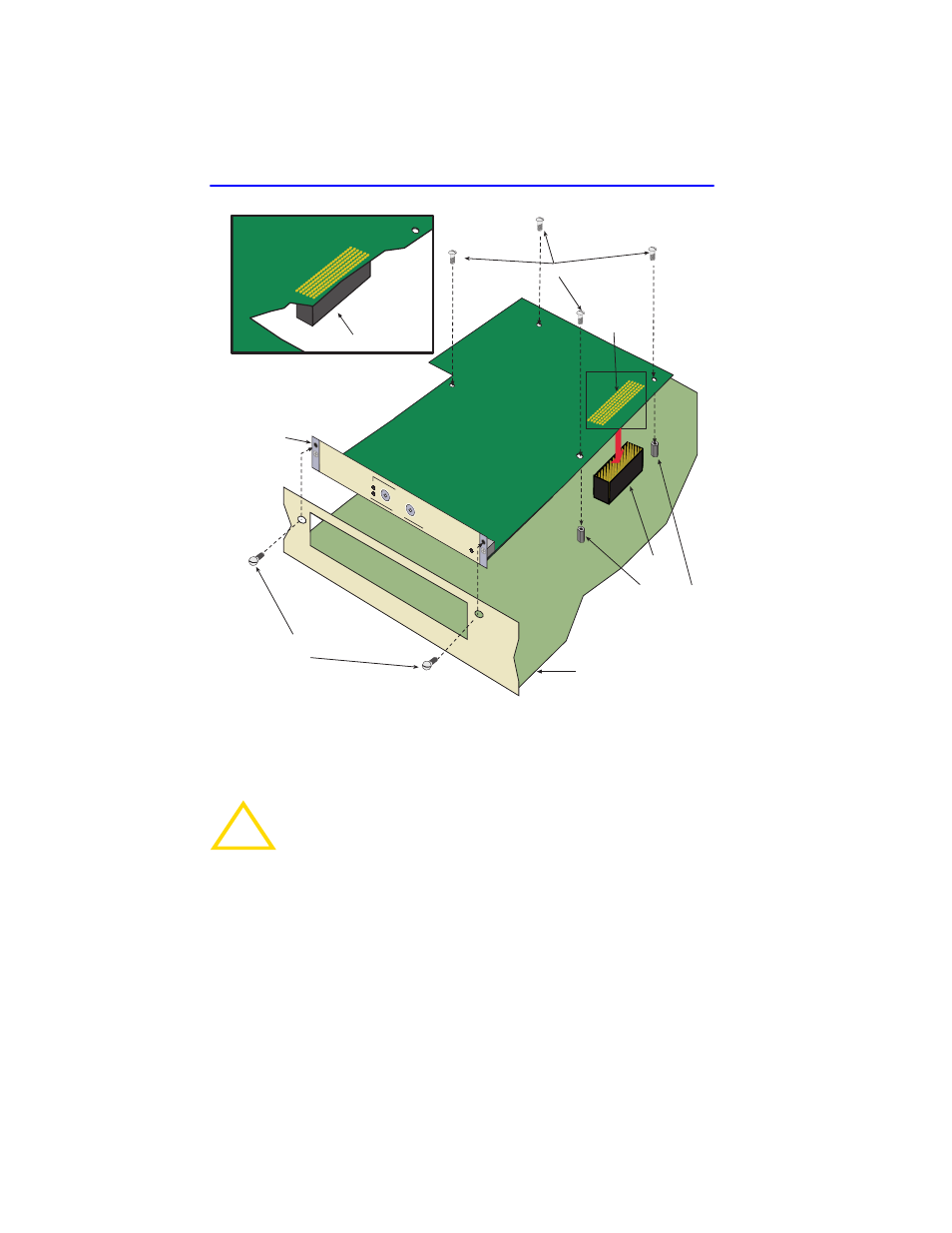 Figure 2-2 installing the hsim-w87 | Cabletron Systems HSIM-W87 User Manual | Page 22 / 56
