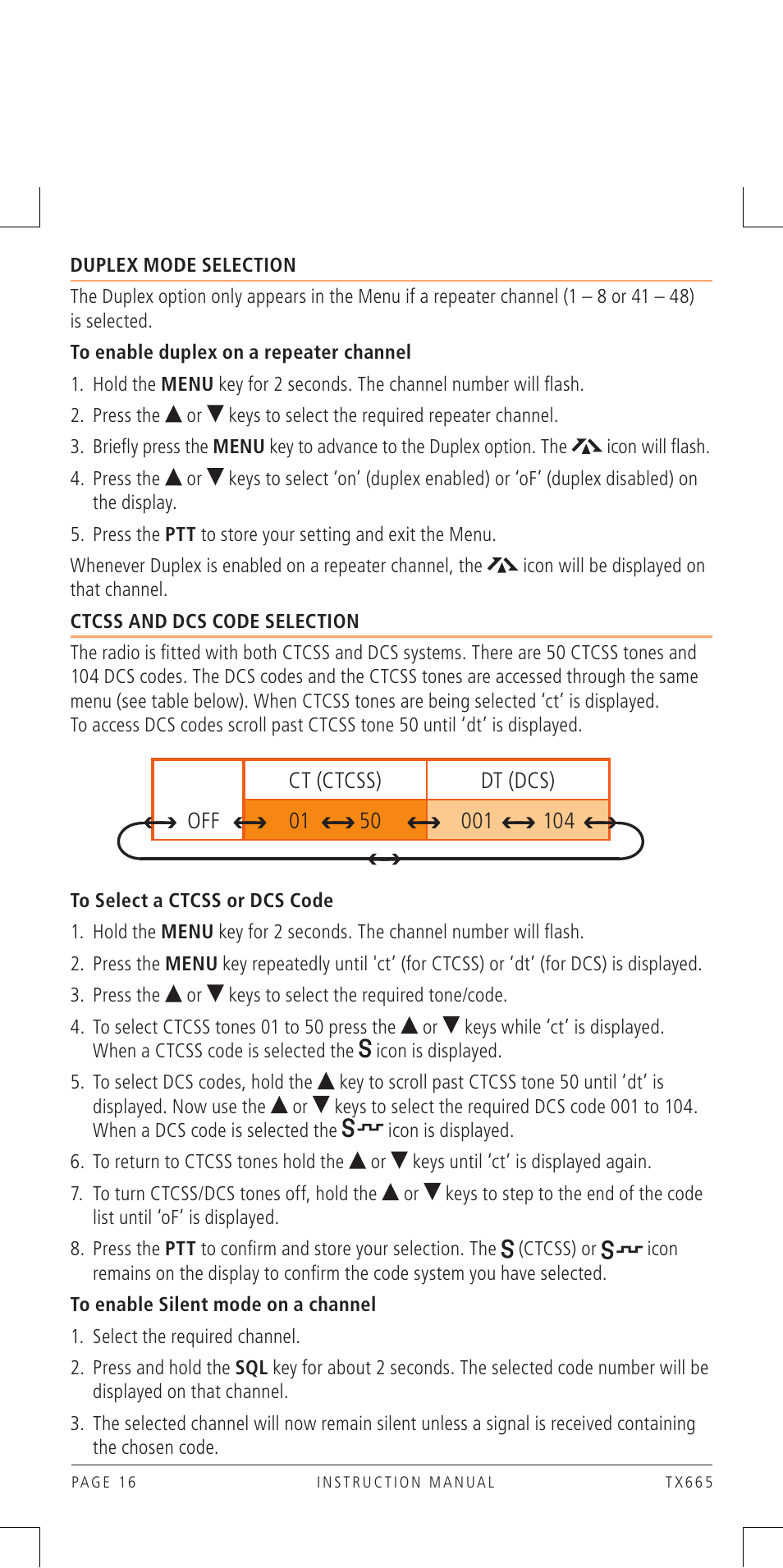 GME TX665 User Manual | Page 16 / 25